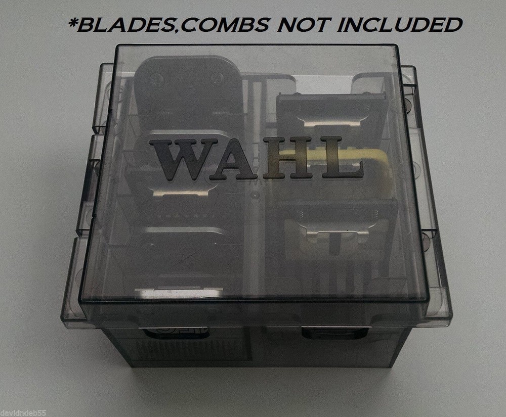 Wahl Clipper Trimmer BLADE & ATTACHMENT/GUIDE COMB STORAGE CASE Organizer Tote