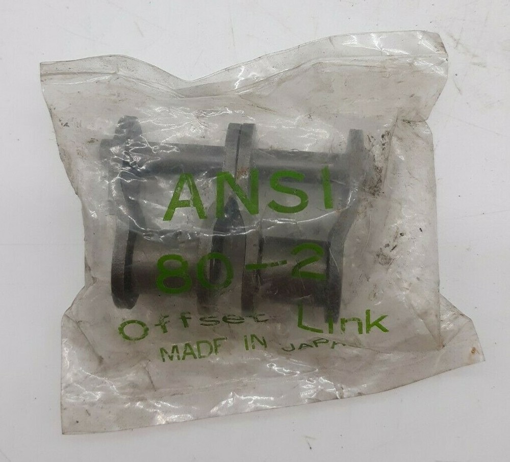 Ansi 80-2 Roller Chain Adding-and-Connecting Link Lot of 2