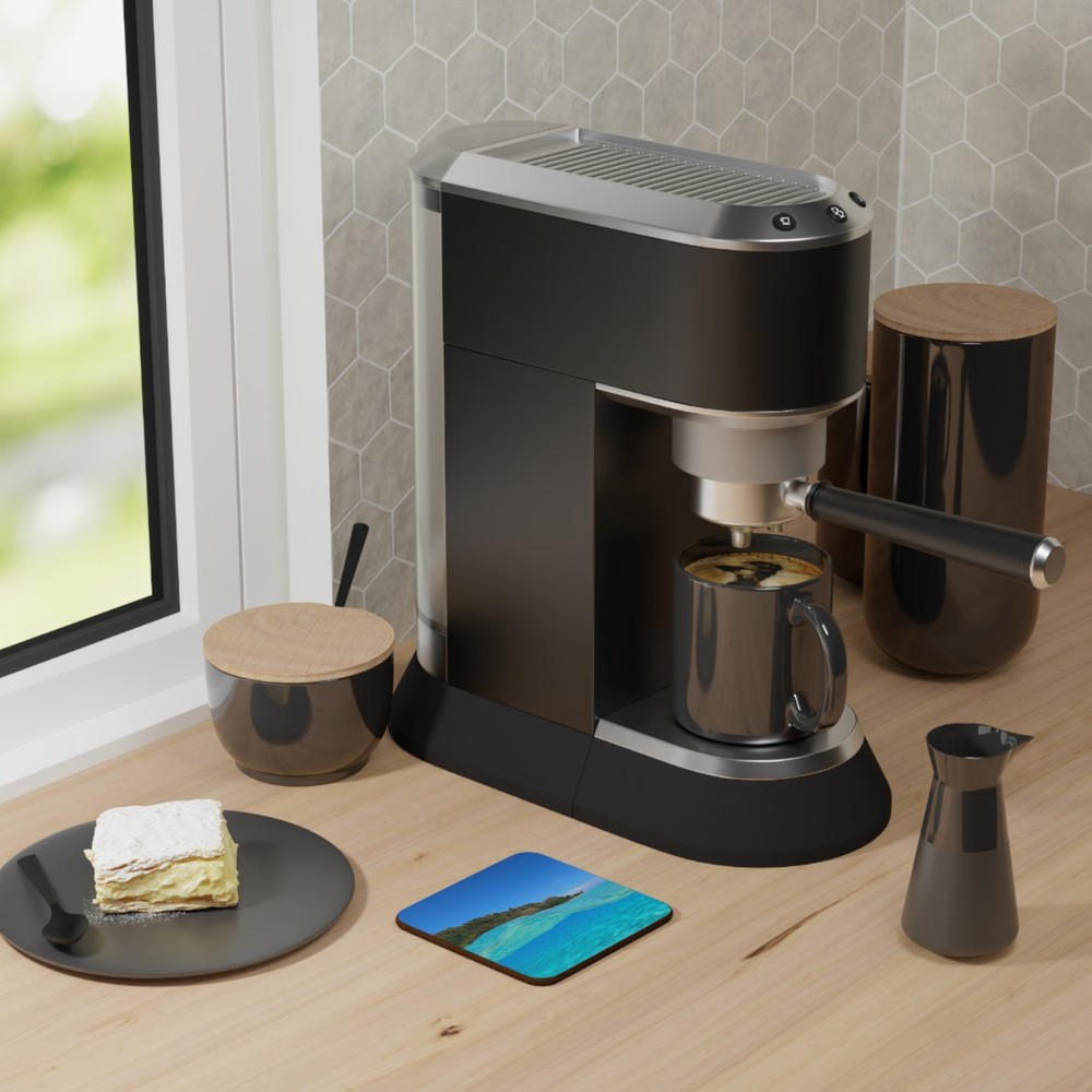 Hardboard Back Coaster- Under Turquoise Waters