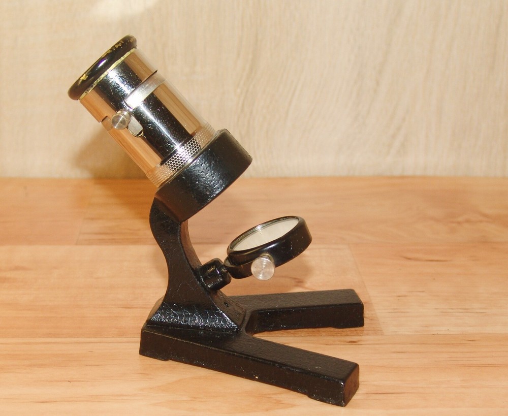 rare antique brass Microscope