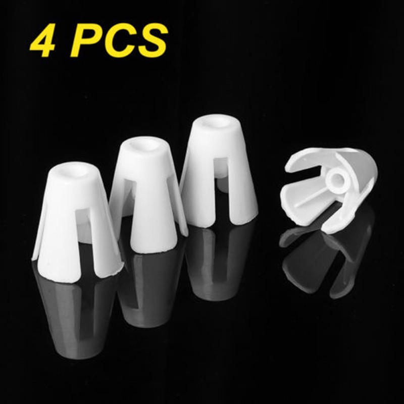 4Pc White Plastic Thread Spool Cone Holder Kit For 644D 744D Sewing Overlocker M