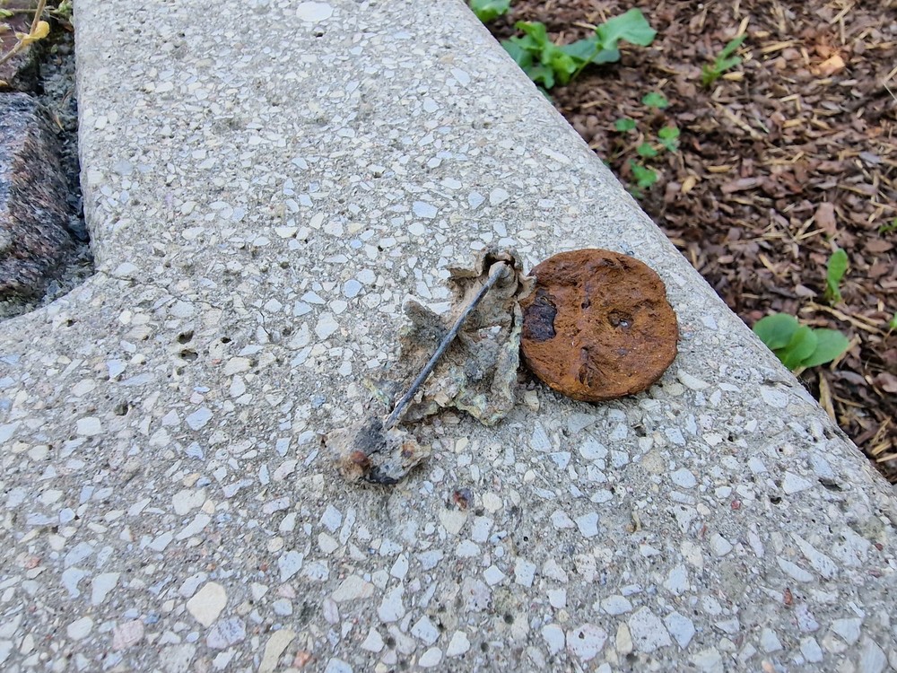 WW2 Original German Badges Front Item Relic.