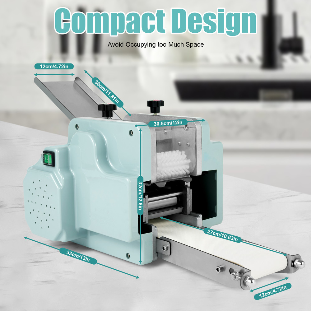 Commercial Electric Dumpling Skin Processing Machine Maker Wonton Dough Wrapper