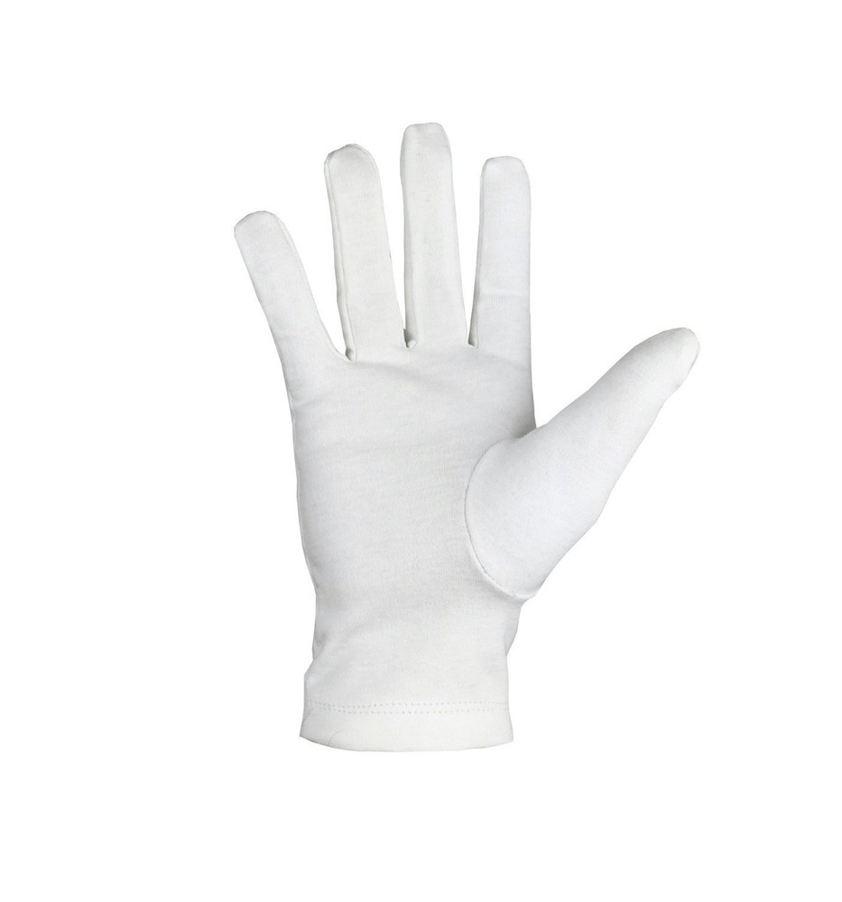 Masonic Regalia 100% Cotton White Mason Gloves Plain