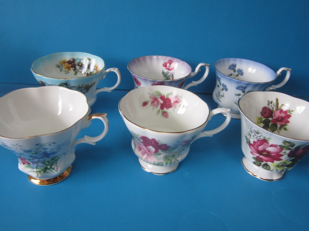 ROYAL ALBERT 6- TEA CUPS ONLY NO SAUCERS EXCELENT CONDITION