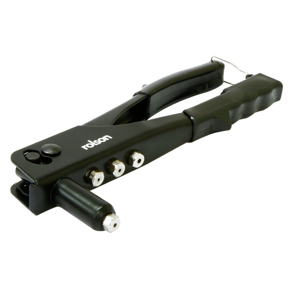 Rivet gun Four head Thick pop hand riveter Interchangeable tips Leather/Metal