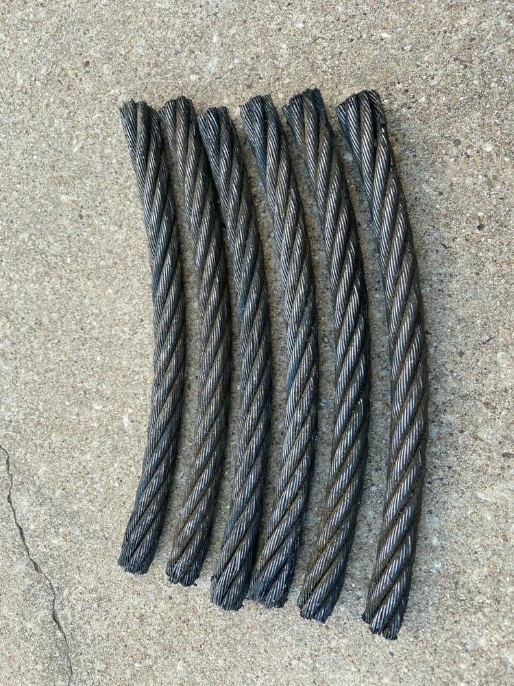 Cable Damascus Black Smith Material 3/4 dia 10 inch long