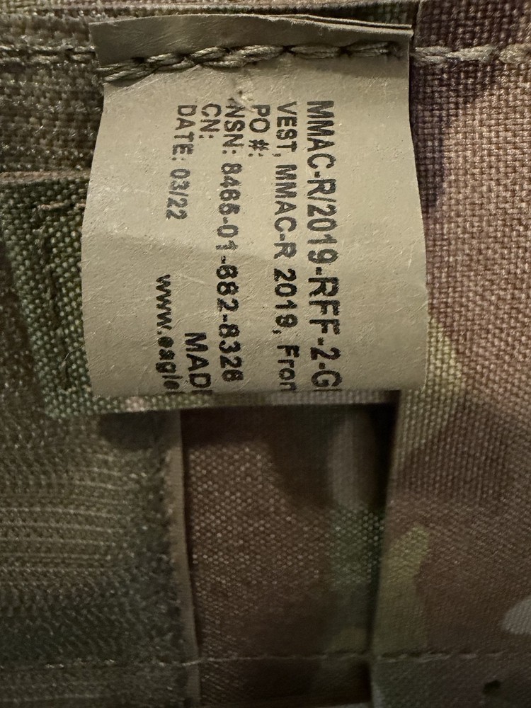 Eagle Industries Multicam Cummerbund + Front Plate Pouches + Shoulder Straps