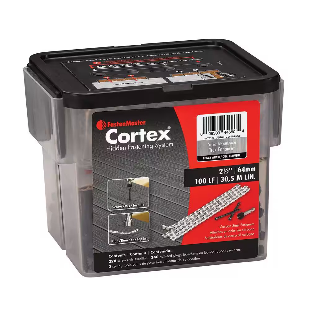 Collated Cortex Hidden Fastening System for Trex Enhance - 2-1/2 Inch Cortex Scr