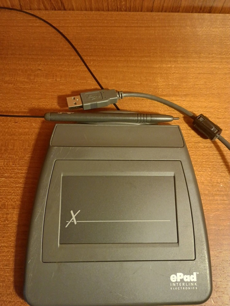 Interlink ePad PN 54-65885 Signature Capture Pad-tested!