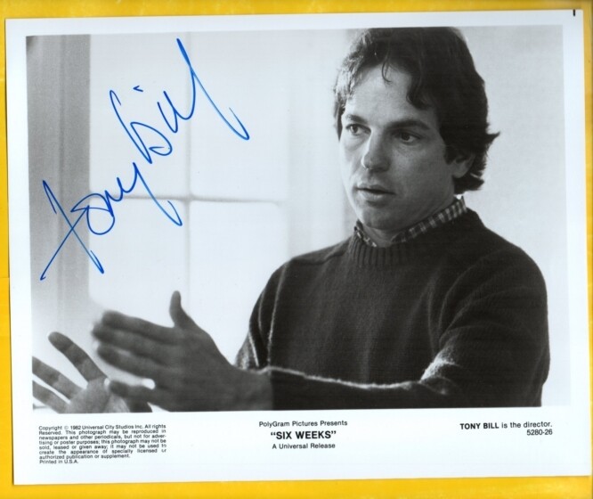 B-TONY BILL  Autographed Photo with COA