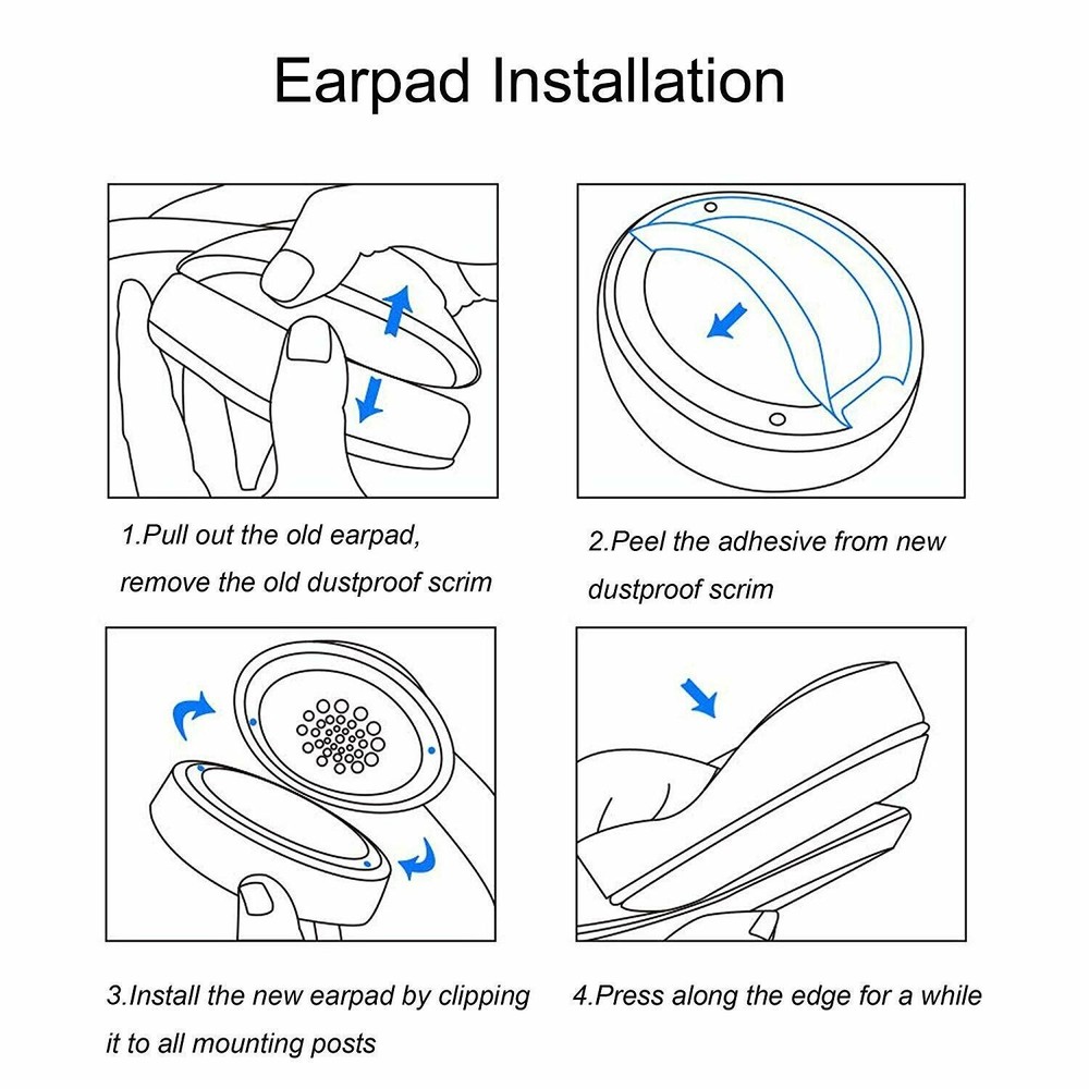 Ear Pads Pad Sponge Cushion Replacement For Beats Studio 2.0 3.0 Wireless Wired
