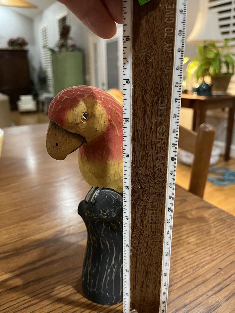 Hand Carved Parrot