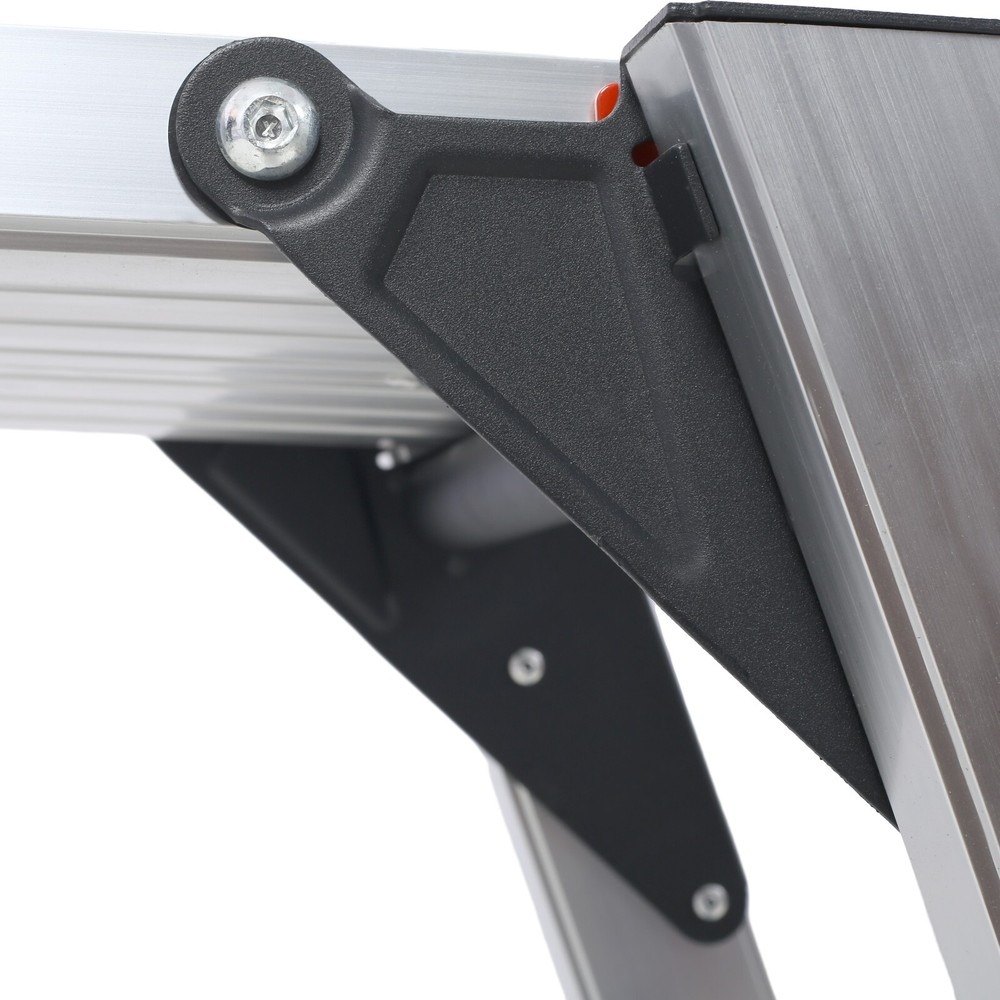 330lbs Aluminum Platform Non-Slip Drywall Step Folding Work Bench Stool Ladder
