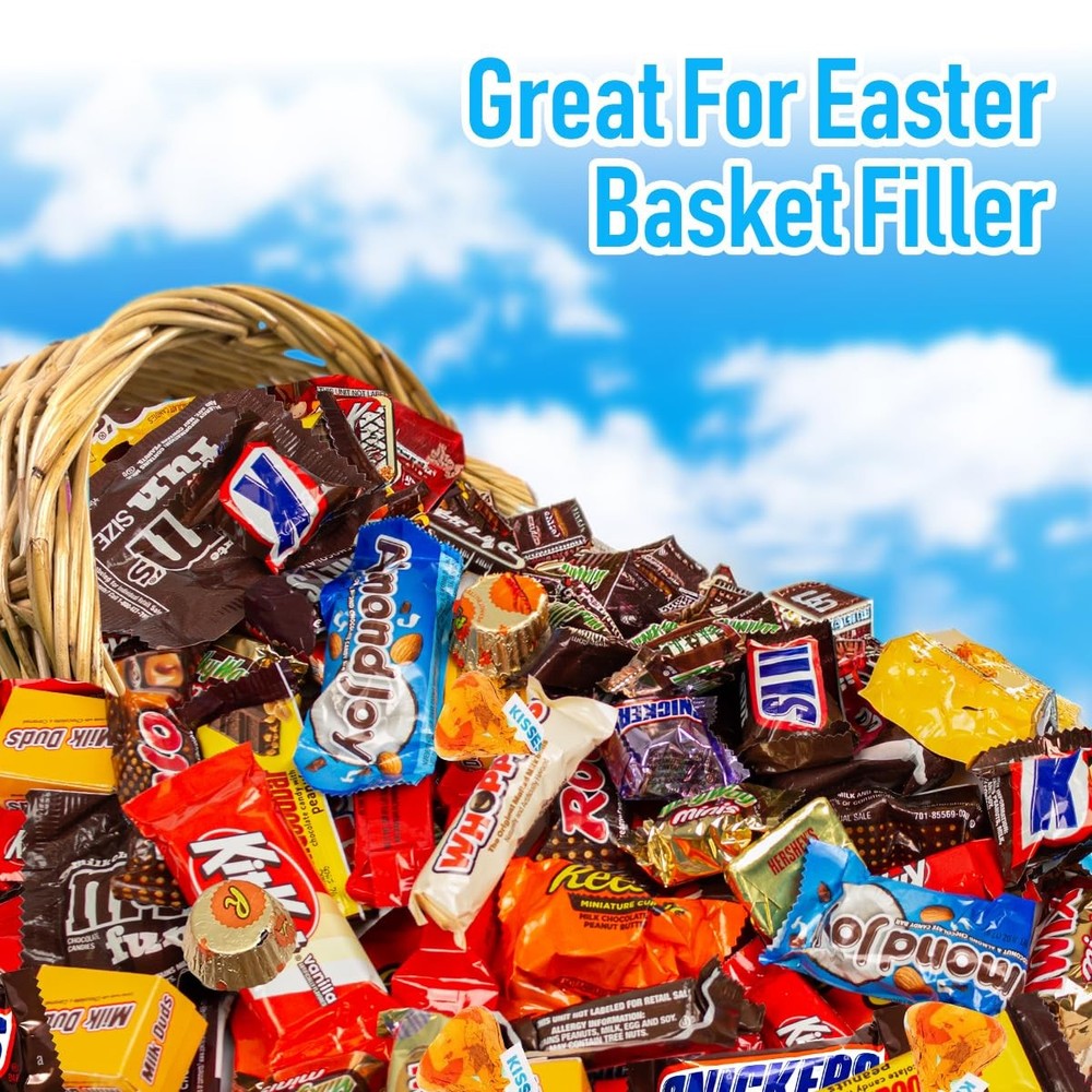 Easter Assorted Chocolate Candy Variety Pack 2 lb – Bulk Individually Wrapped...