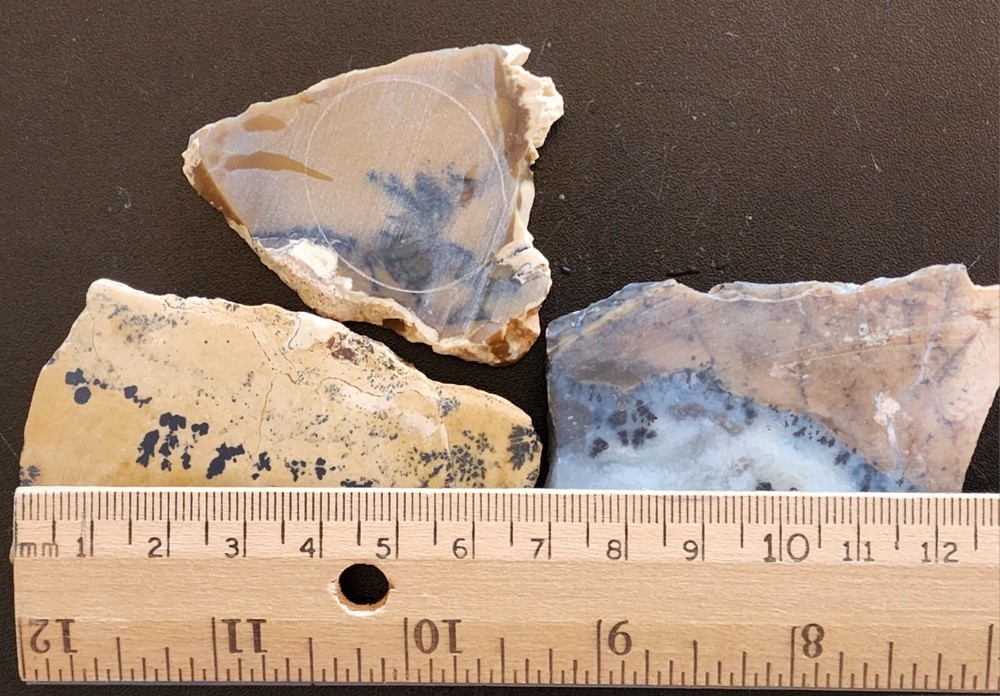 Dendritic Patterned Lapidary Slabs