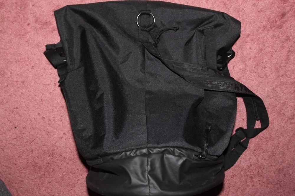 Jordan Duffle Bag Backpack - Black