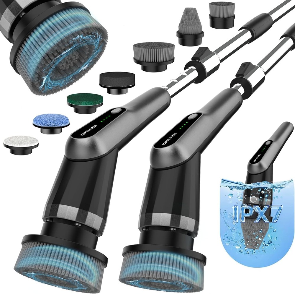 G2-Pro Durable Electric Spin Scrubber - Lightweight, Effortless Cleaning Aid