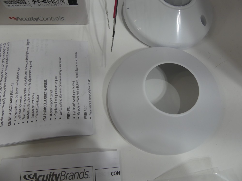 Lithonia Lighting CM 10 Sensor Switch White