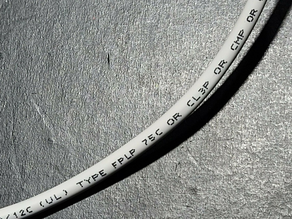 Southwire 22/12C Solid Communications/Fire Alarm Cable FPLP Plenum White /50ft