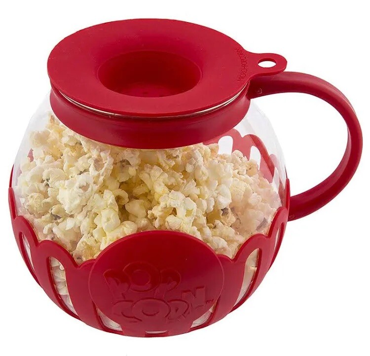 New open box Ecolution Premium Microwave Popcorn Popper 3 Quart Capacity