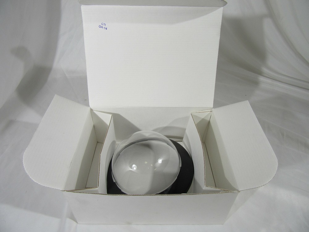 PELCO LD4B-1 MINI SPECTRA LOWER DOME CLEAR W/ BLACK TRIM