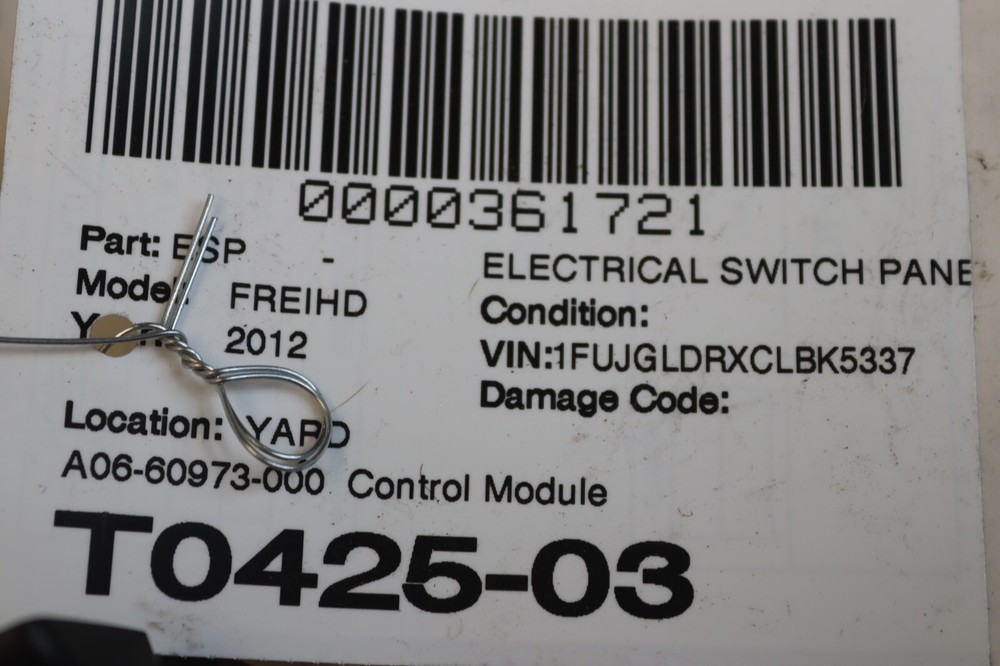 2008-2017 FREIGHTLINER CASCADIA 125 DASH SWITCH EXPANSION BRACKET SUPPORT OEM