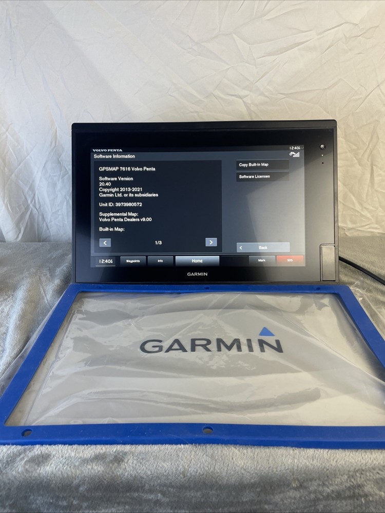 Garmin GPSmap 7616 16″ Chartplotter + Suncover Tested Excellent