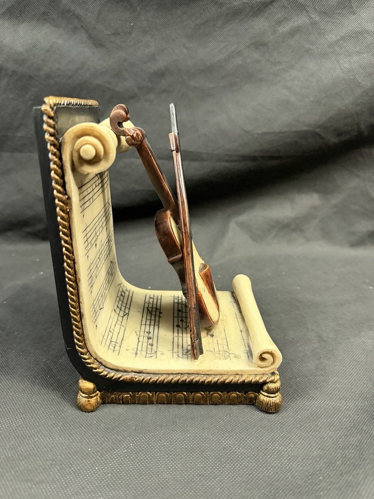 Classical Violin/Cello Sheet Music Bookend - Excellent Condition