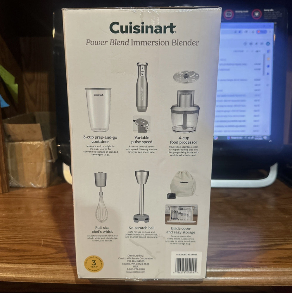 Cuisinart power blend Immersion blender w/ Accessories