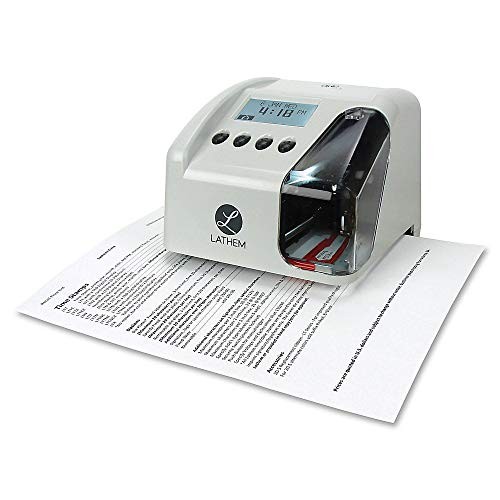 LT5000 Electronic Multi-Line Time, Date and Numbering Document Stamp, Can Be