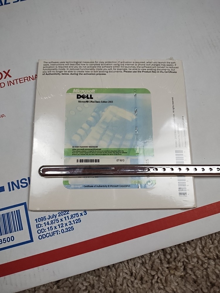 Microsoft Office 2003 Dell Basic New WORD EXCEL ACCESS POWERPOINT OUTLOOK W/ Key