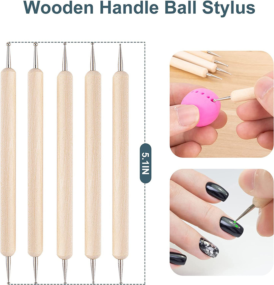 25PCS Clay Sculpting Tools Kit Pottery Ceramic Polymer Modeling Carving Set