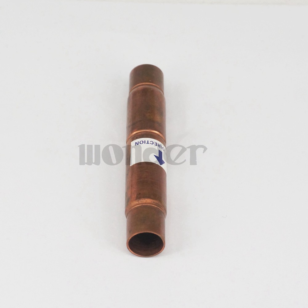 1/2" Copper Check Valve Non-return One Way With Steel Ball for Air Condition