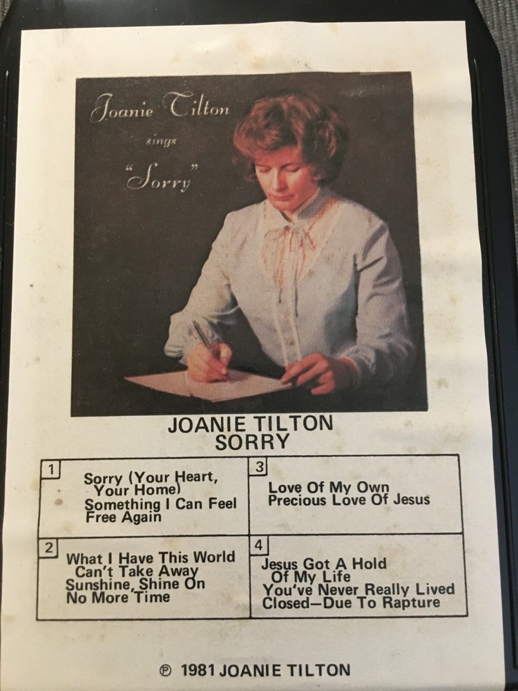Joanie Tilton Sorry 8 Track C-2628