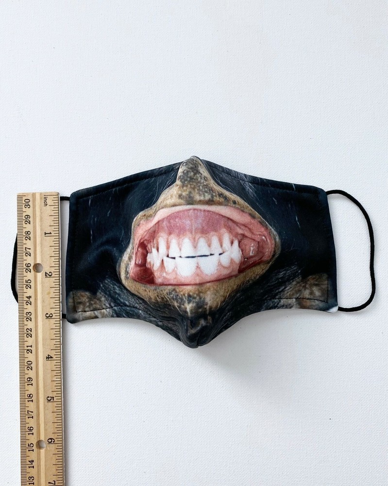 Funny Animal Reusable Face Mask - Monkey Face Mask, Washable