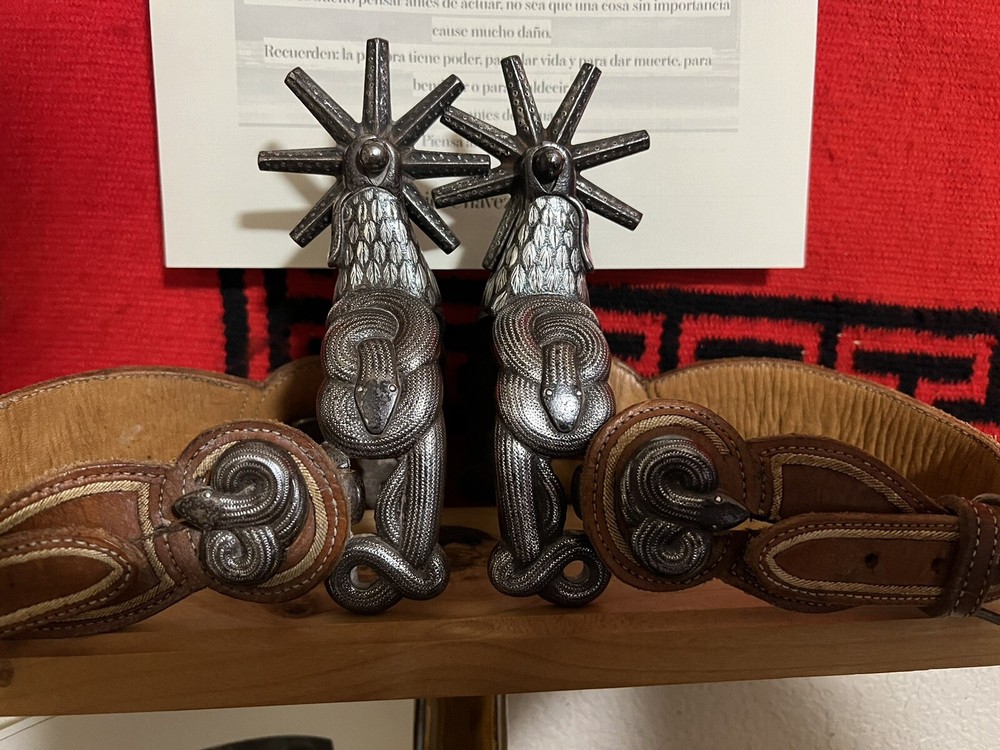 Antique Mexican Snake Spurs
