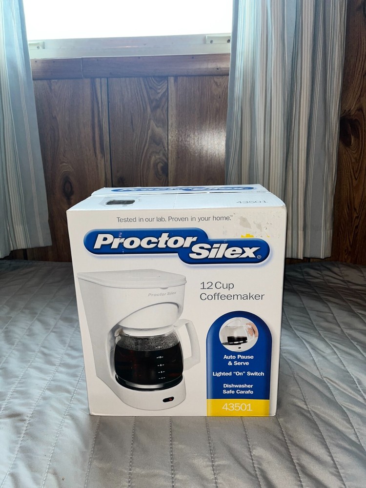 Proctor Silex 43501 12-Cup Coffee Maker White