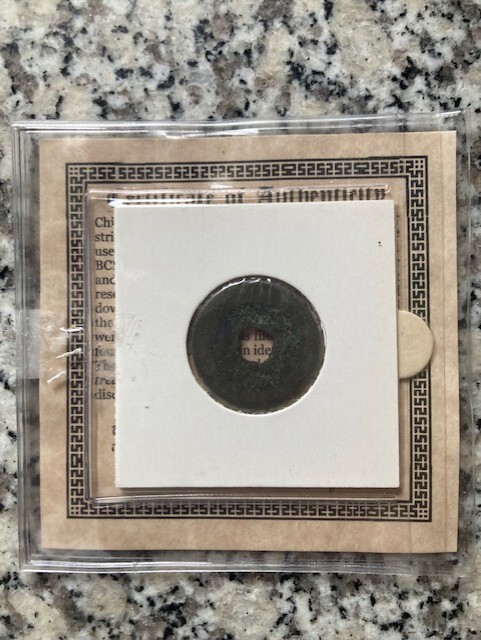 Lucky Chinese Coin With COA
