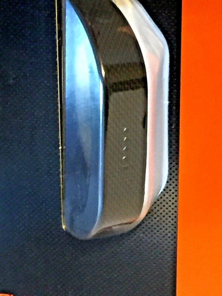 Solid Black Blackweb REPLACEMENT Fitbit Flex 2 Band with Silver Steel Buckle