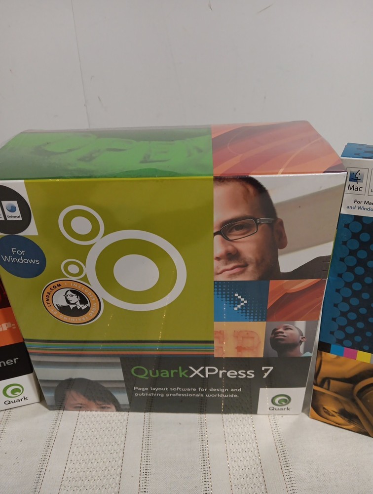 QuarkXPress 7 Windows Sealed 3 Boxes, Full Version Brand New