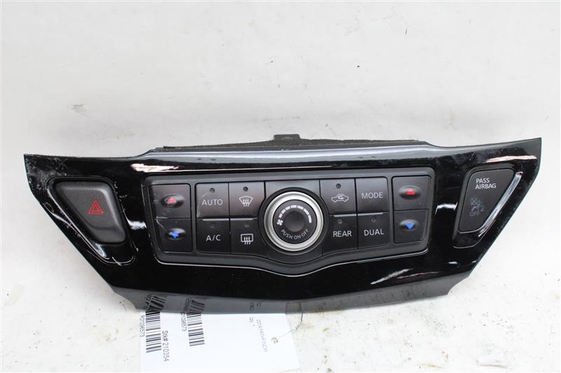 Used A/C Selector Switch fits: 2014 Nissan Pathfinder AC front 1 dial control Gr
