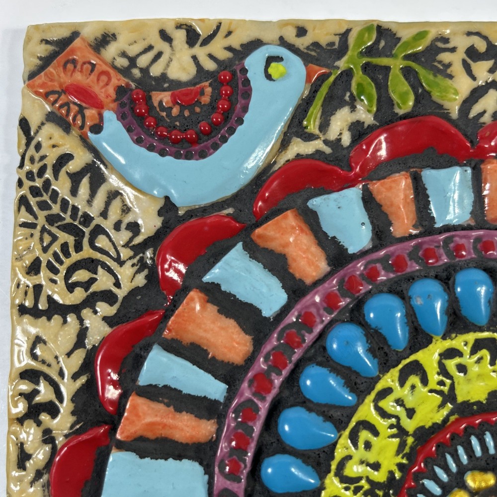Ceramic Tile Named “Peace” Made By Romy And Clair EUC