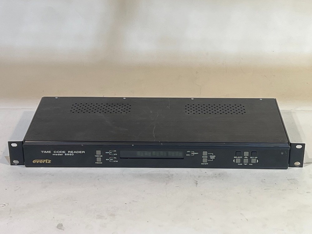 Evertz Microsystems Time Code Reader Model # 5950