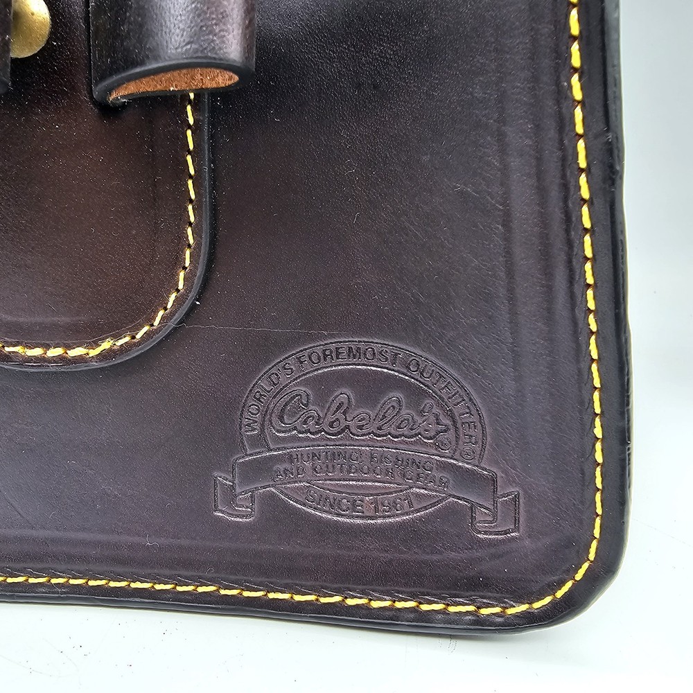 Cabelas Leather Shotgun Shell Pouch & Belt