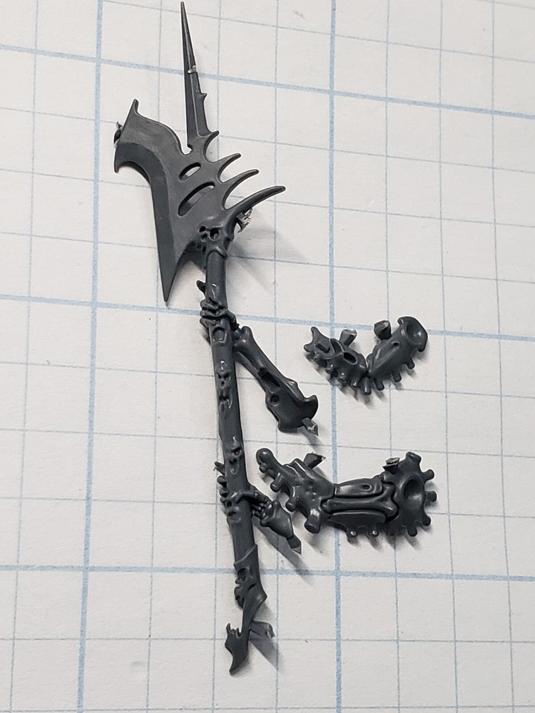 Warhammer Ossiarch Bonereapers Bits Immortis Guard Bone Dread Halberd #77