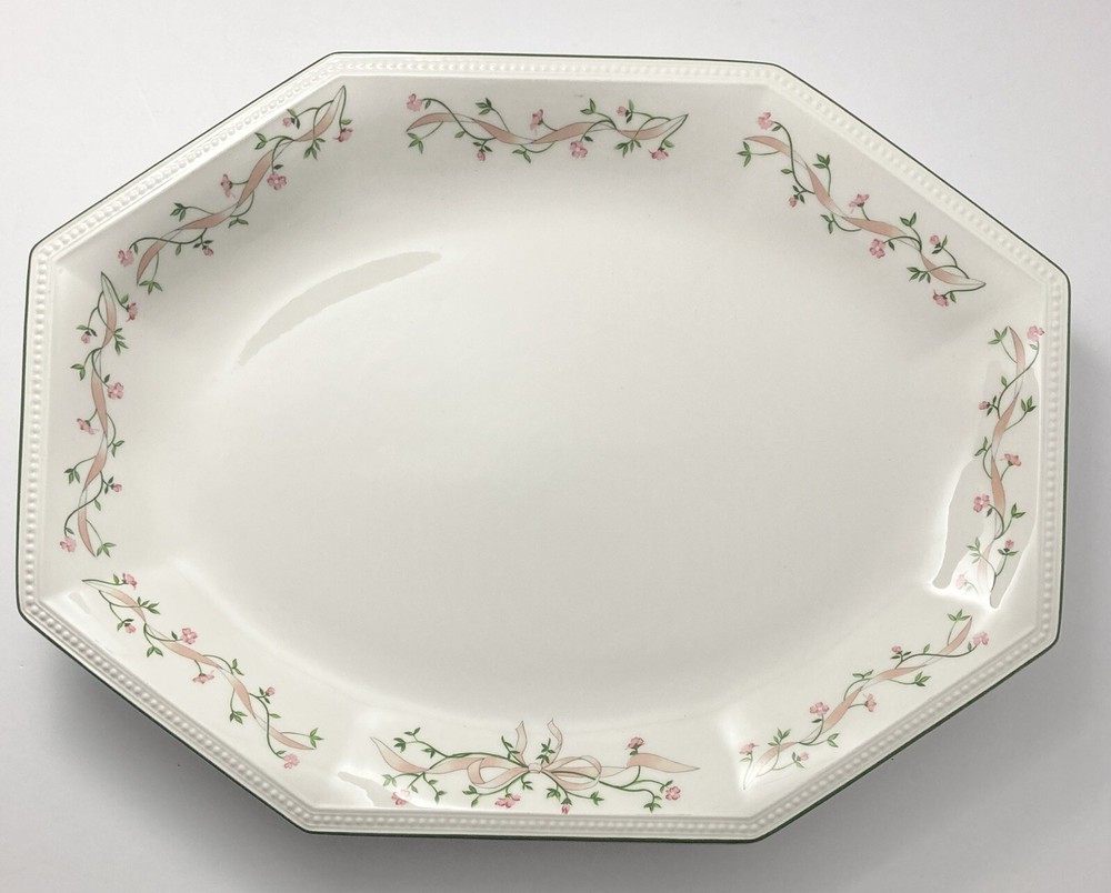 Johnson Brothers “Eternal Beau” 5-Piece Ceramic Dinnerware Serving & Hostess Set