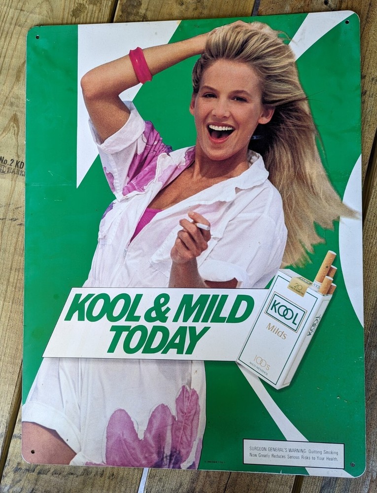 vintage kool cigarette sign