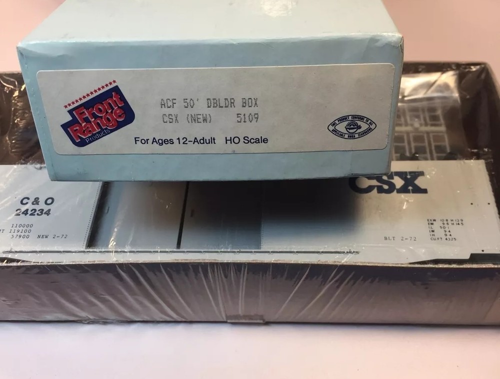 Front Range HO CSX 50' DBLDR Box Car C&O # 24234