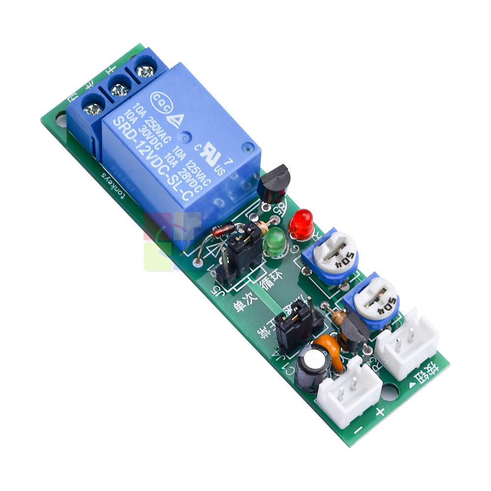 DC 5V 12V 24V Infinite Loop ON OFF Delay Relay Module Cycle Delay Timer Relay